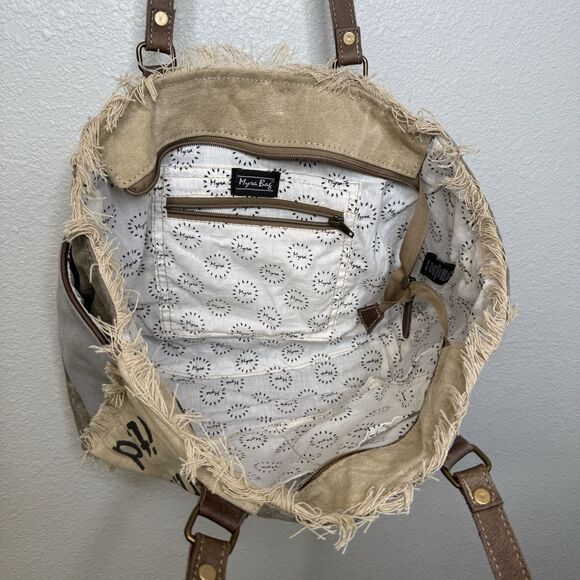 Myra Bag CERTIFIED LIMITED ULTRA 9265 Weekend Tote Canvas Bag - Picture 3 of 4